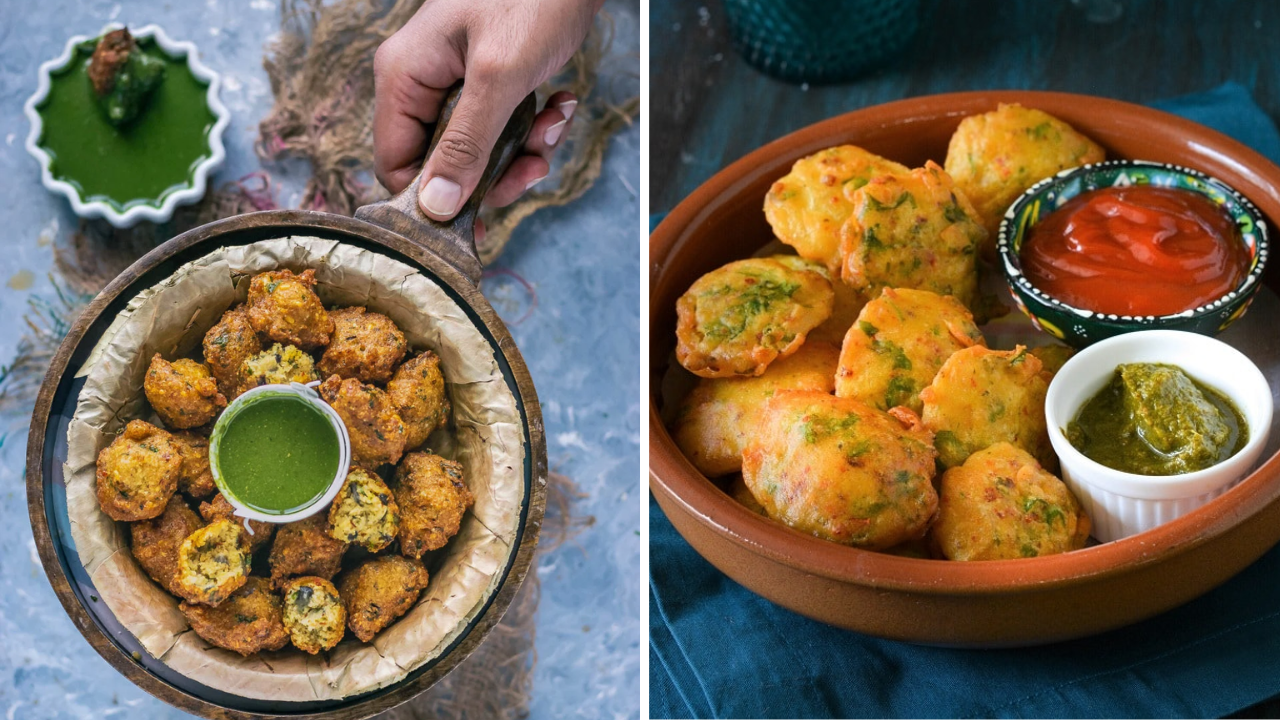 Recipe, recipes in hindi, monsoon recipe pakoda aloo ke bhajiye 