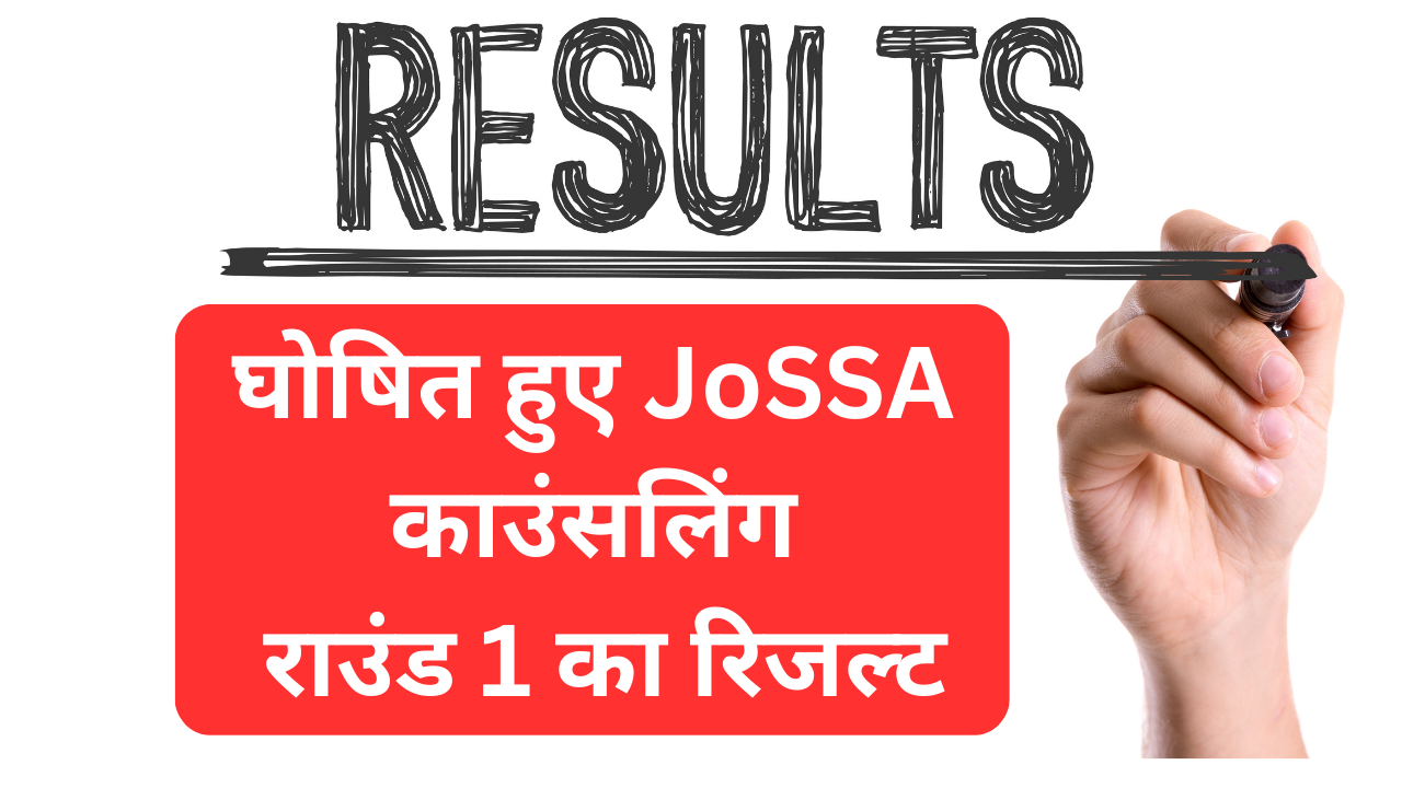 jossa counselling seat 1 result