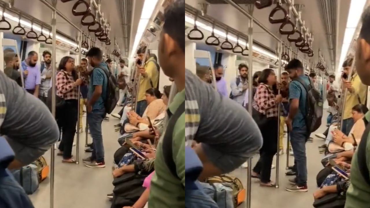 Delhi Metro Viral Video