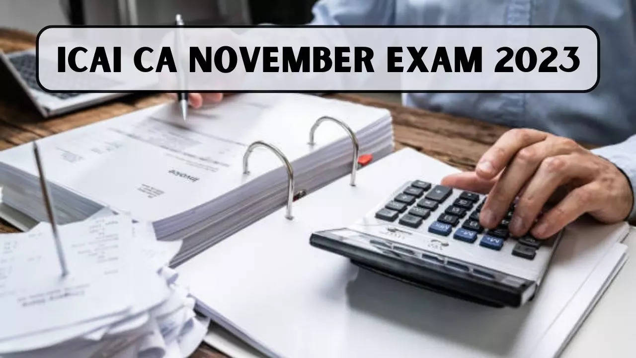 ICAI CA November Exam 2023