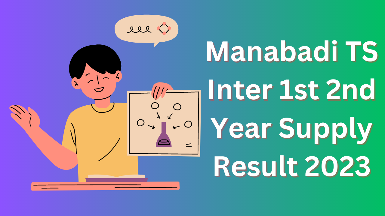 Manabadi TS  Inter 1st 2nd  Year Supply  Result 2023 