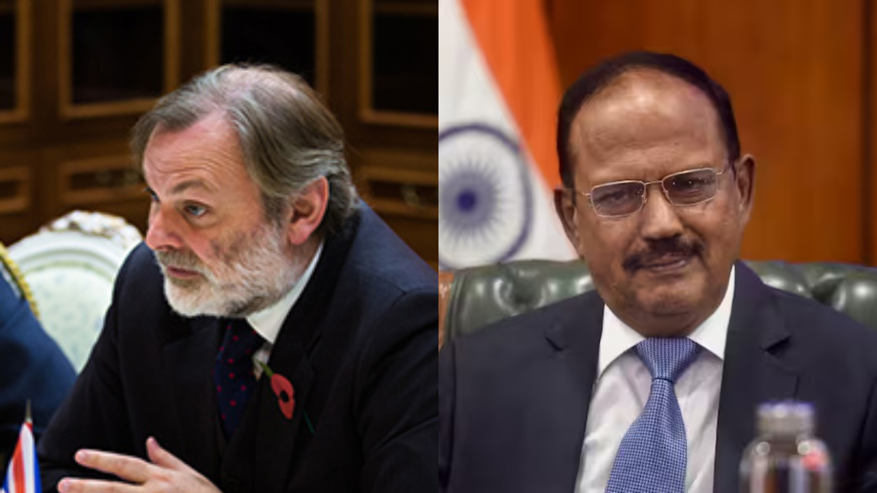 ​UK NSA Tim Barrow And Ajit Doval