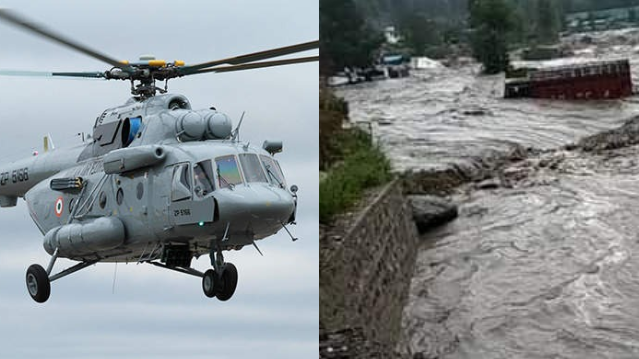 Rain and flood in Himachal pradesh