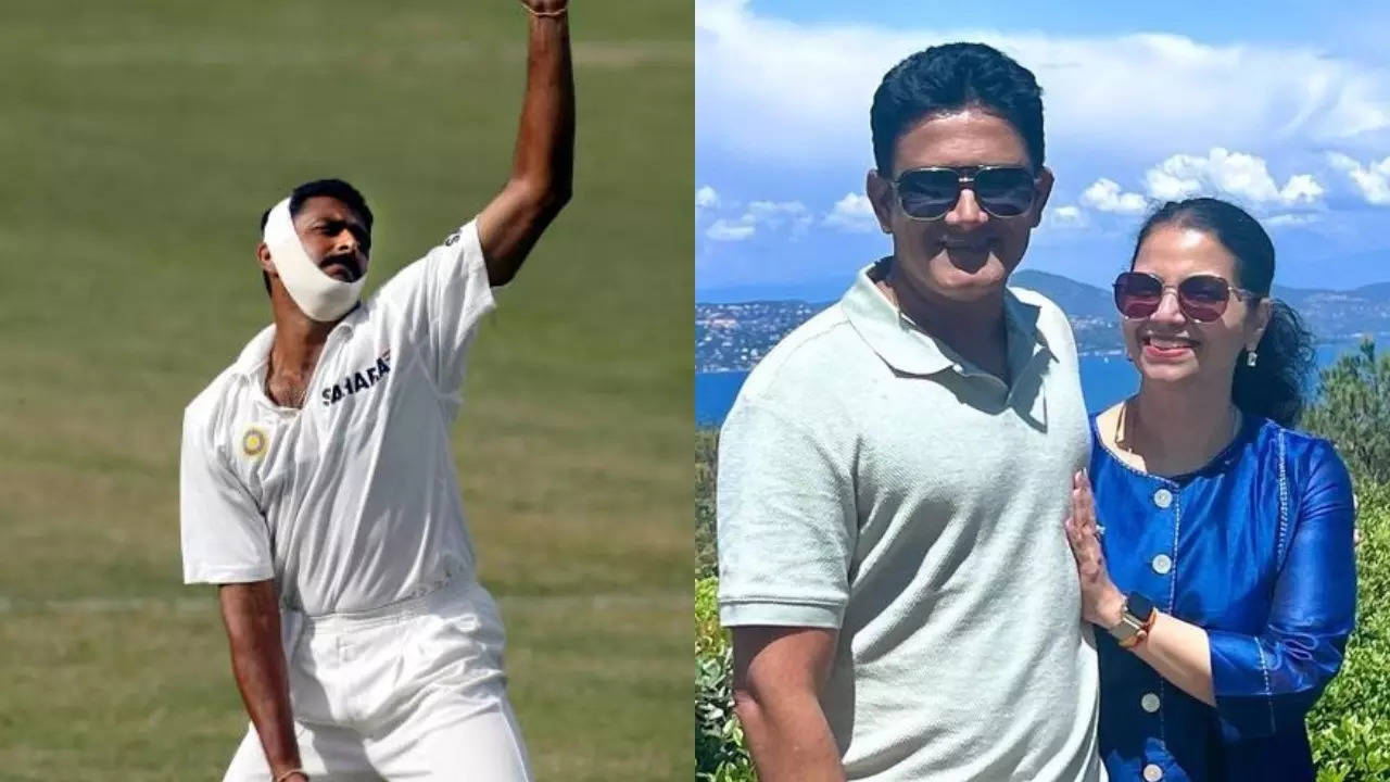 Anil Kumble on his broken jaw incident and wife reaction