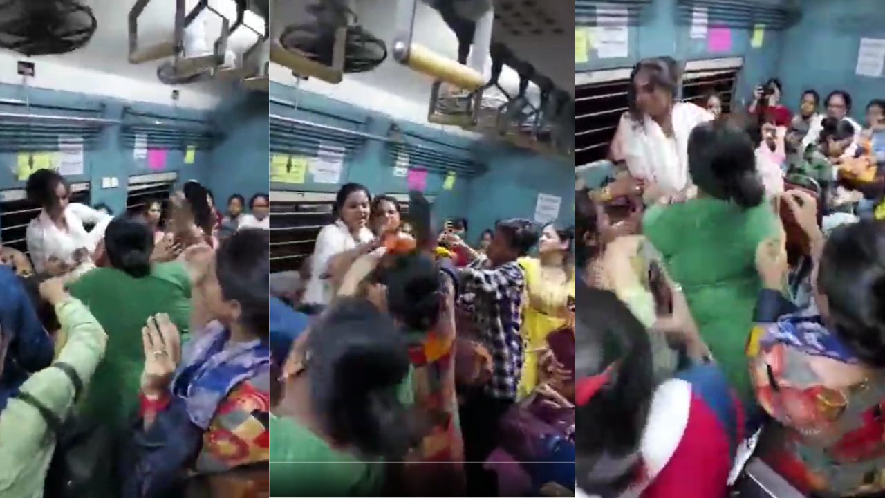 Kolkata local train viral video