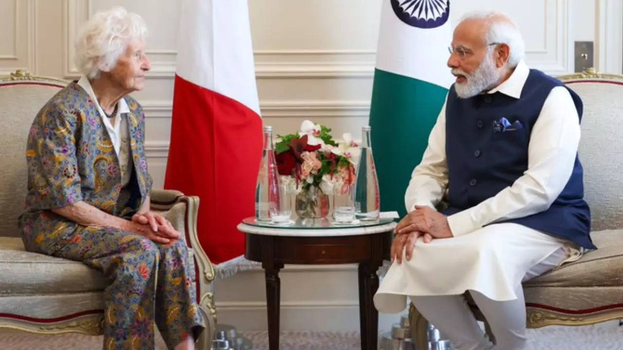 Narendra Modi, Modi France visit, Yoga Practitioner, Charlotte Chopin