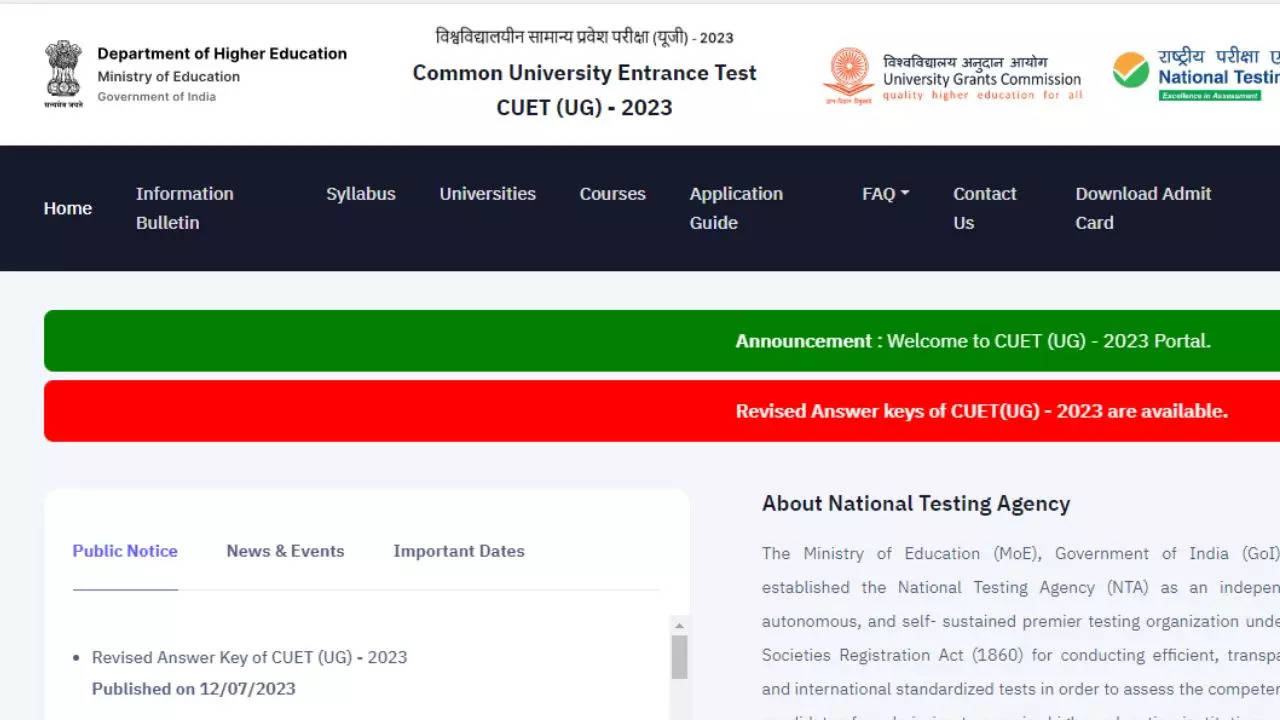 CUET PG Answer Key 2023