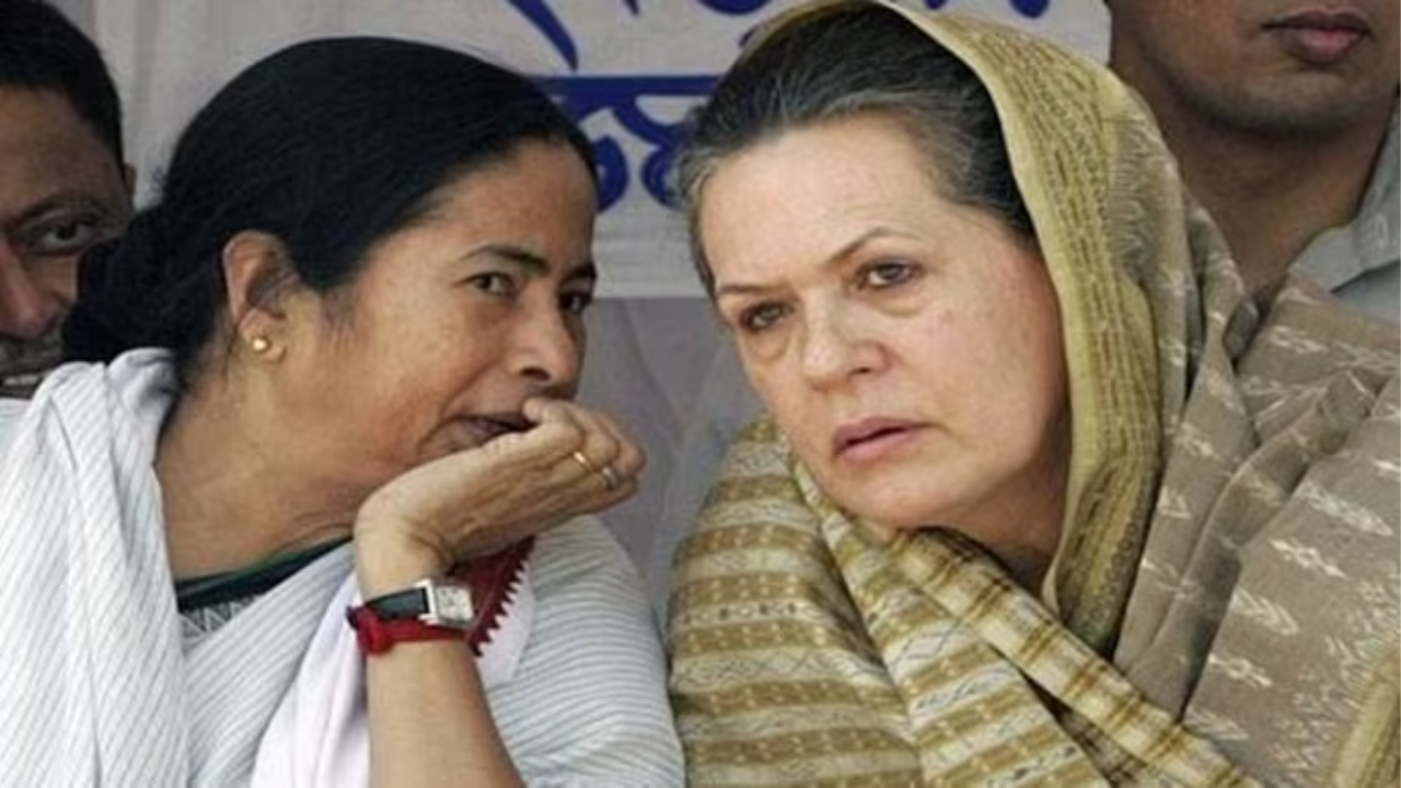 Sonia Gandhi and Mamata Banerjee