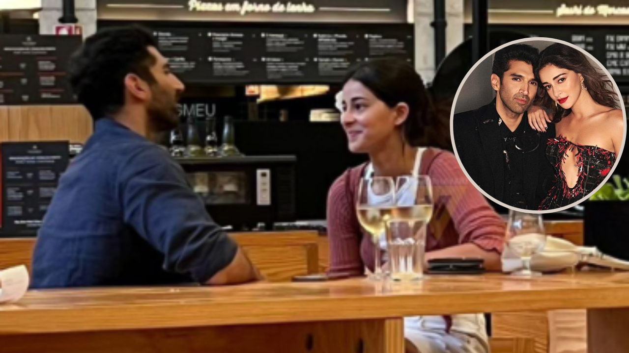 Ananya Pandey and Aditya roy kapoor spotted