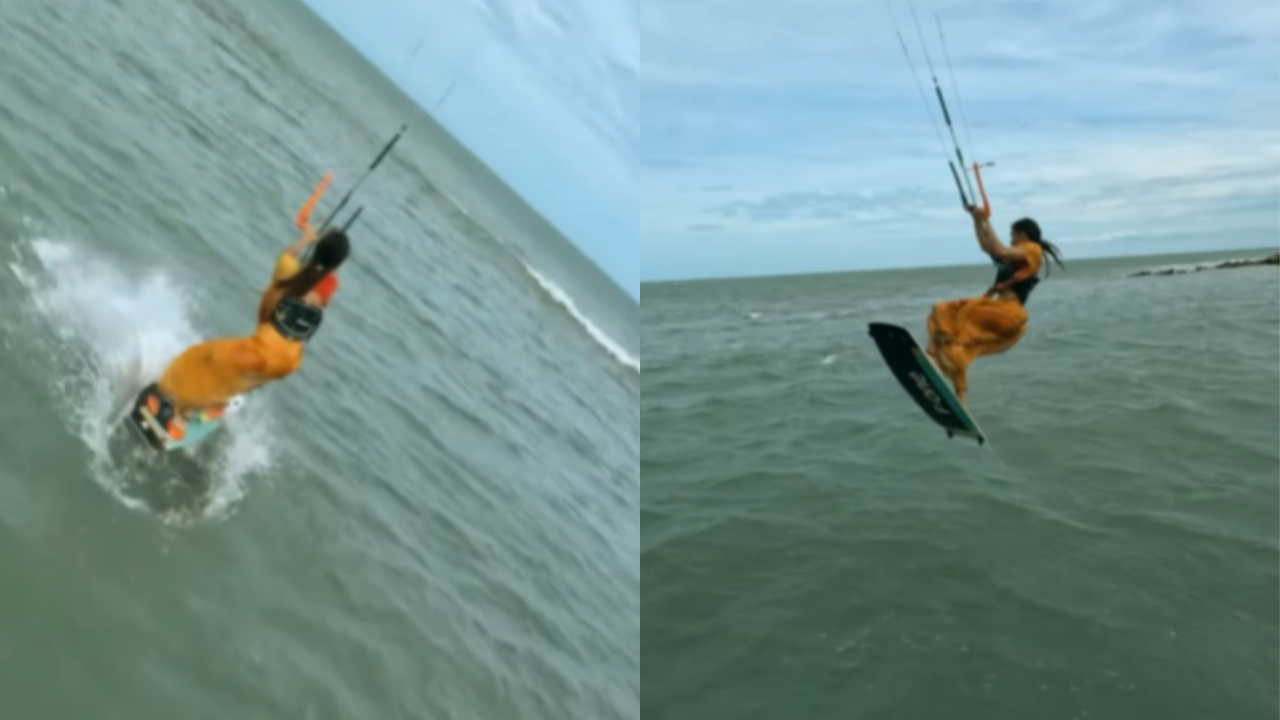 Kite Boarding Viral Video