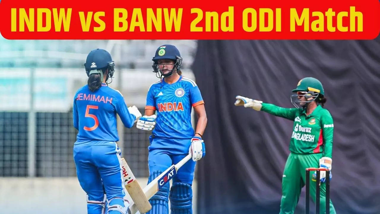 INDW vs BANW 2nd ODI Match