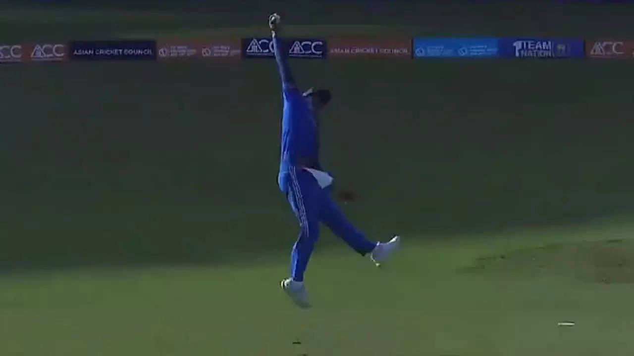 IND vs PAK, Harshit Rana catch