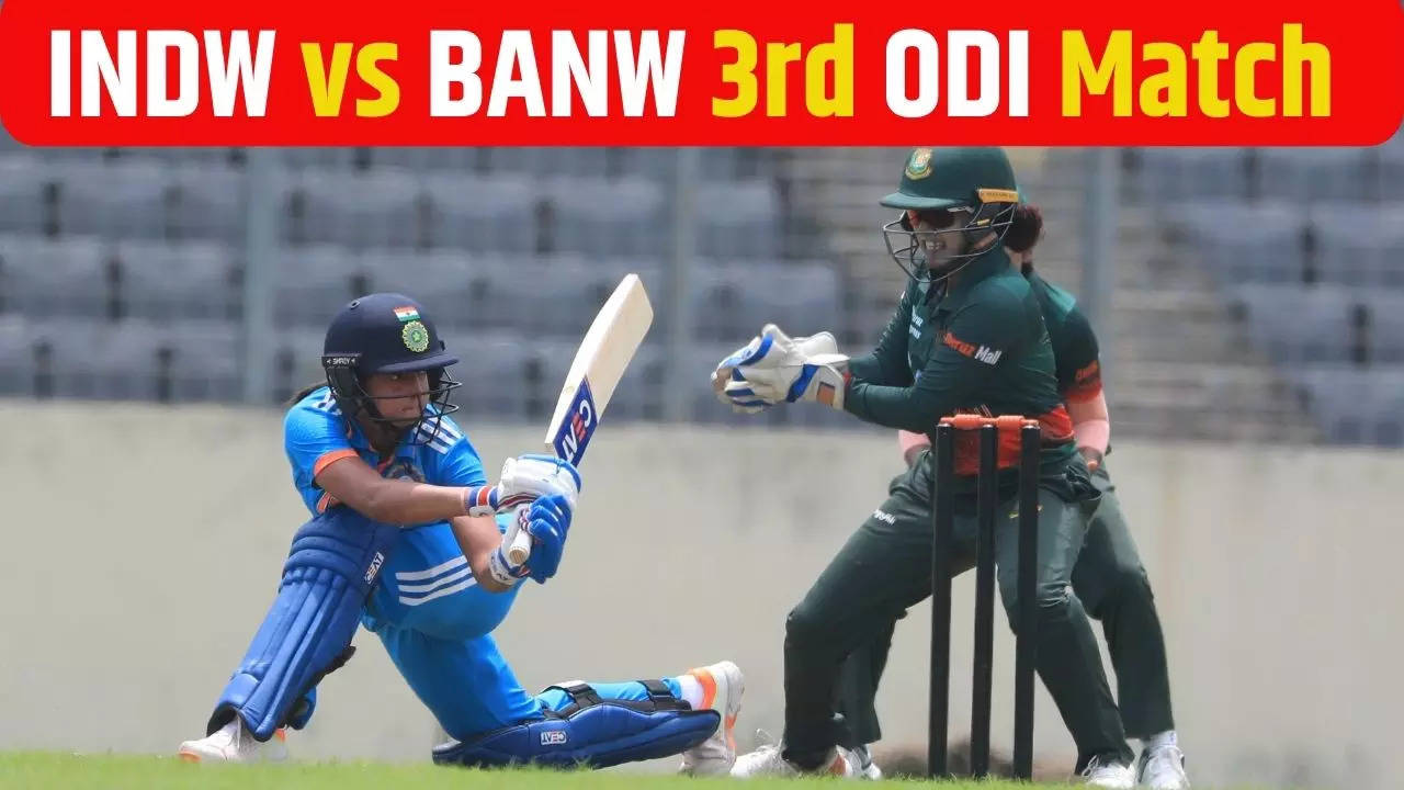 INDW vs BANW ODI Match