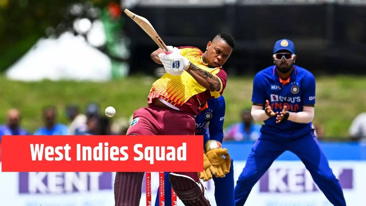 india vs west indies Squad