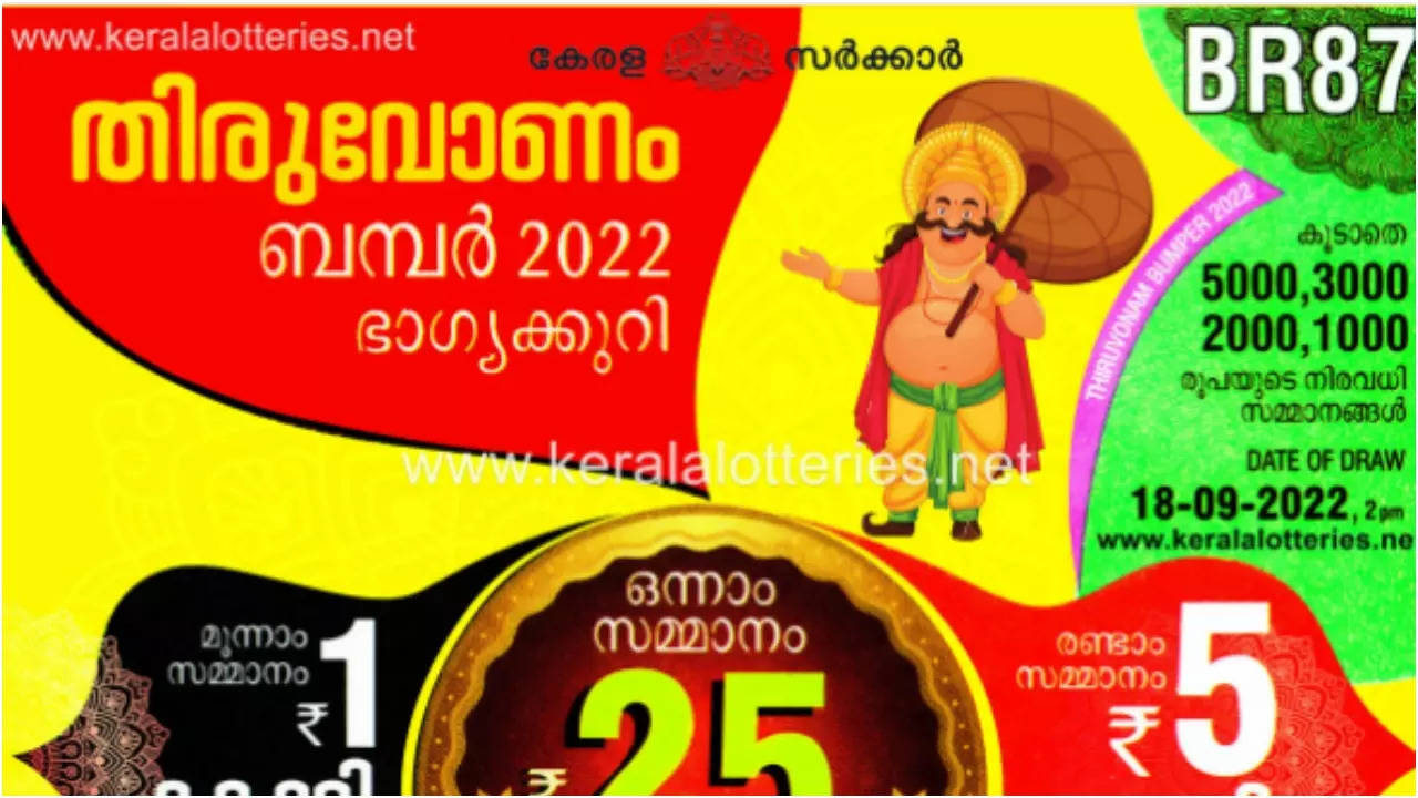 Kerala Lottery Monsoon Bumper BR 92 Lucky Draw Today on July 26; Check  GUESSING NUMBERS, Other Details