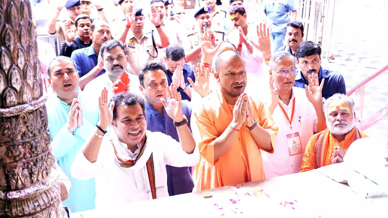 Yogi Adityanath in Vrindavan