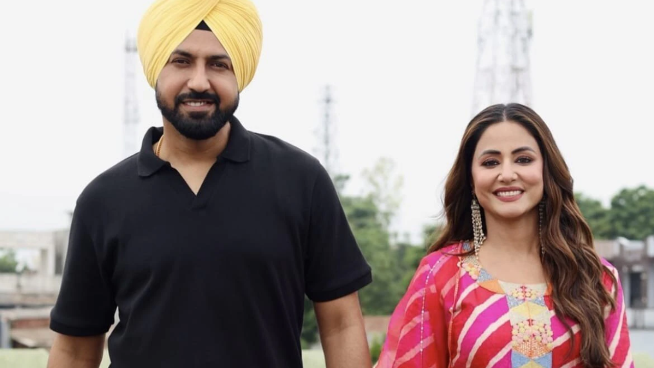 hina khan and gippy grewal in Punjabi Movie