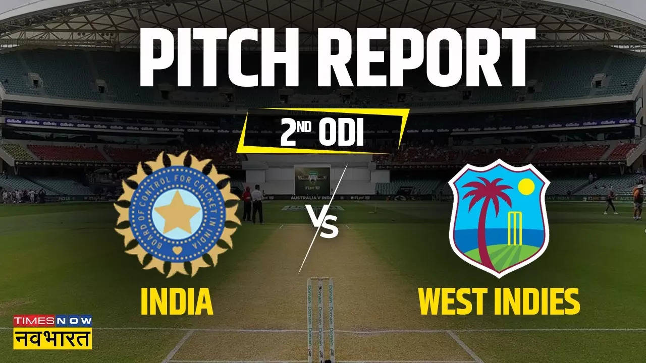 IND vs WI 2nd ODI Pitch Report Today Match