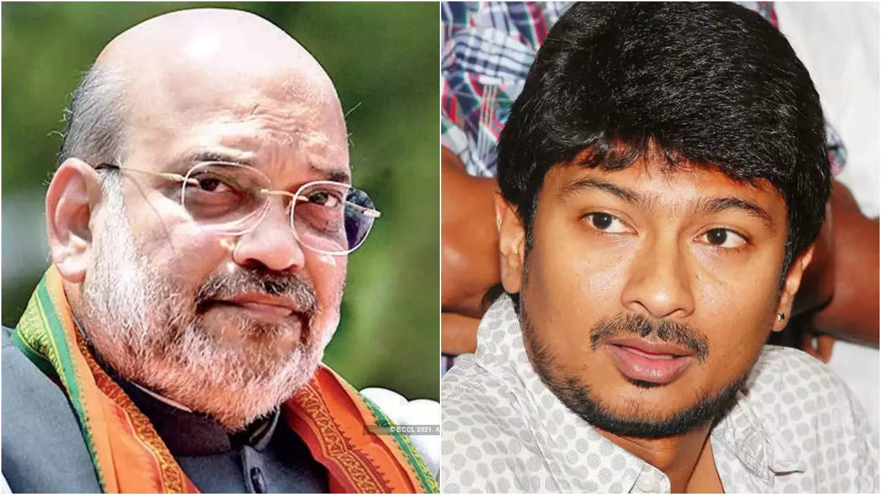 Udhayanidhi Stalin dig at Amit Shah