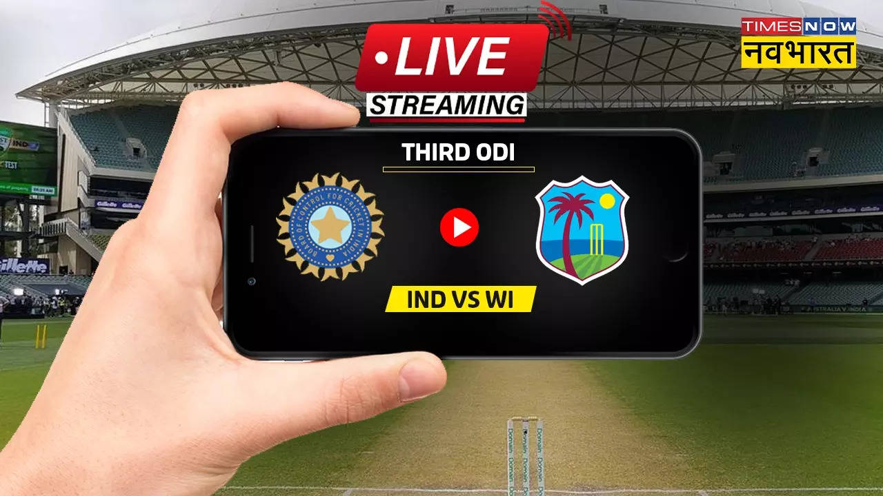 IND vs WI ODI Match live streaming.