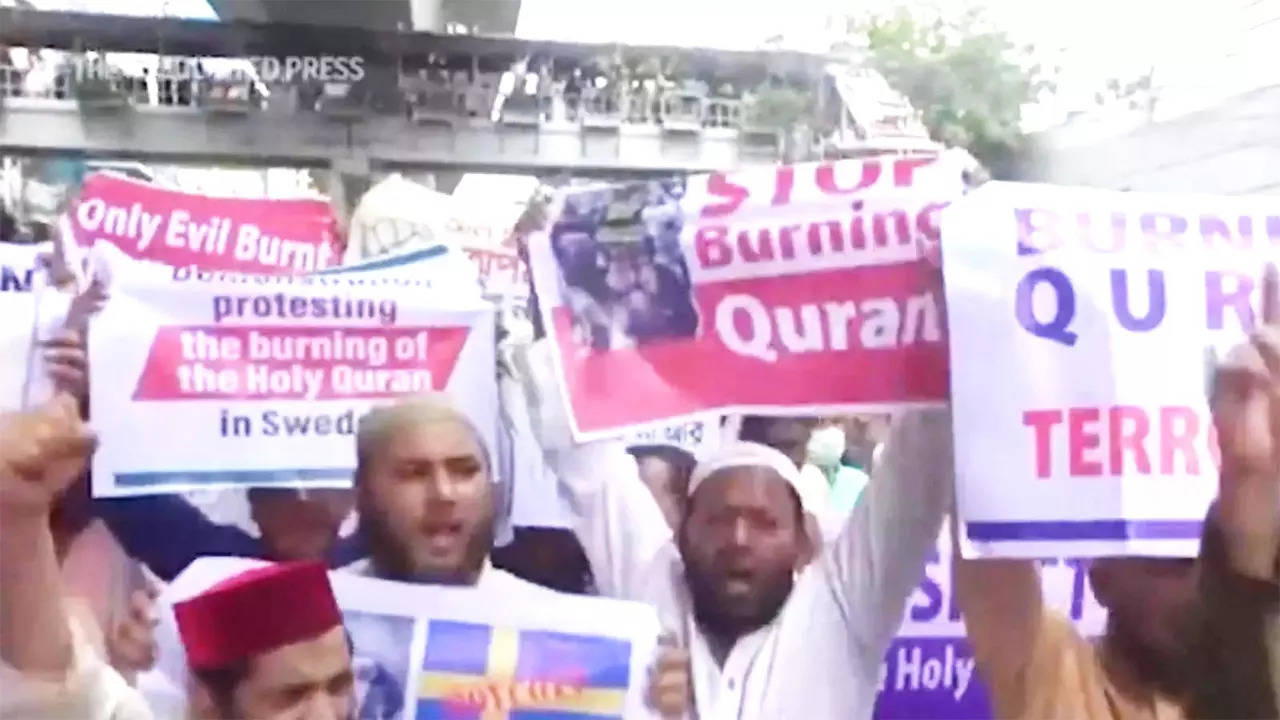 Quran Burnt in Sweden