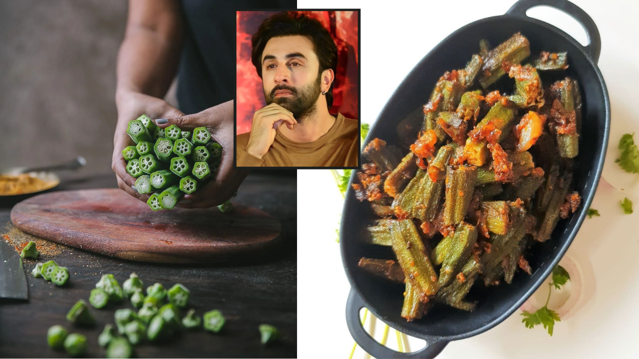 Bhindi recipe, bhindi ki sabzi okra lady finger, ranbir kapoor recipe in hindi