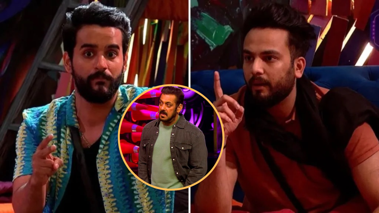 Abhishek Malhan and Elvish Yadav in Bigg Boss OTT 2