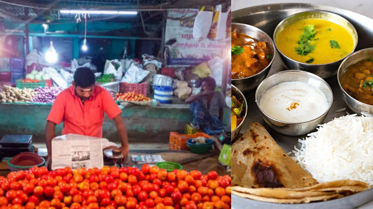 Tomato Price Hike Affect On Vegetarian Thali costlier by 28 percent in a month