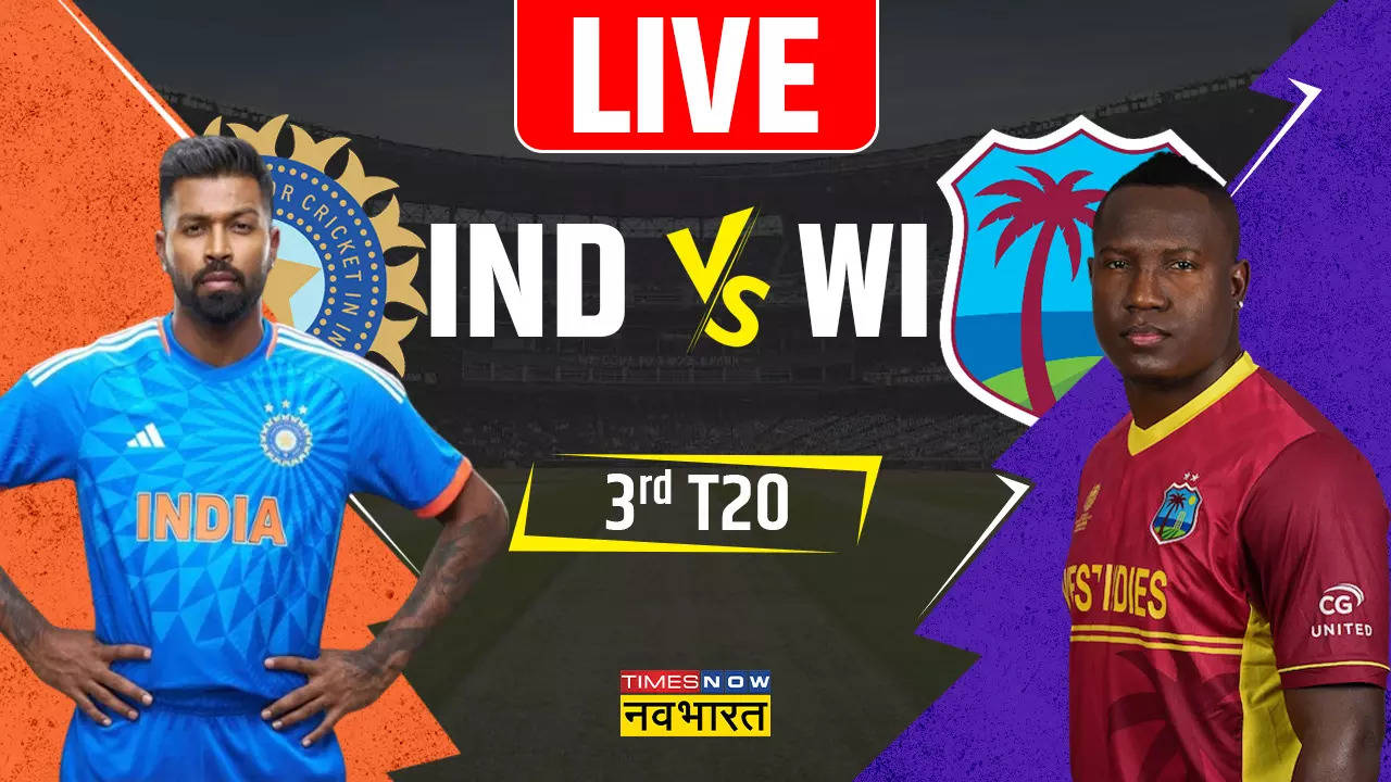 IND vs WI 3rd T20 भारत ने वेस्टइंडीज को 7 विकेट से हराया, सीरीज जीतने की उम्मीद रखी जिंदा क्रिकेट News, Times Now Navbharat