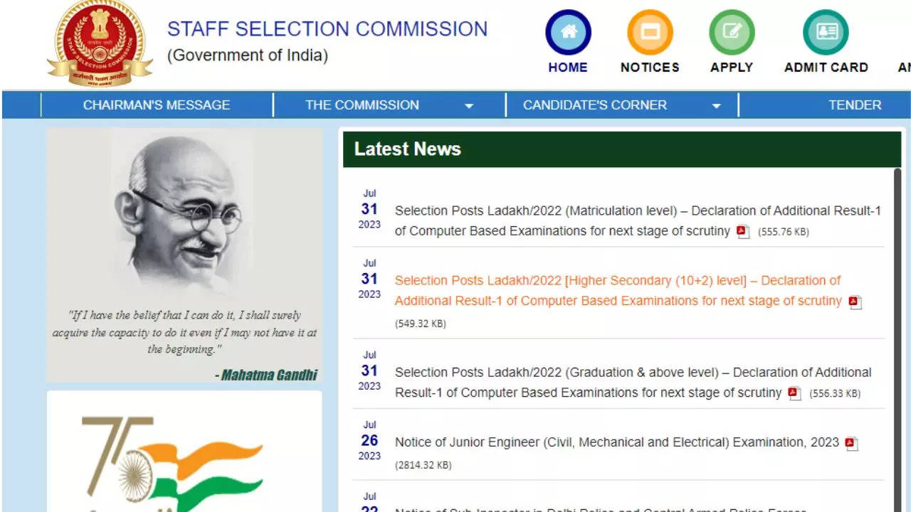 SSC Havaldar & MTS Result 2023 Date and Time