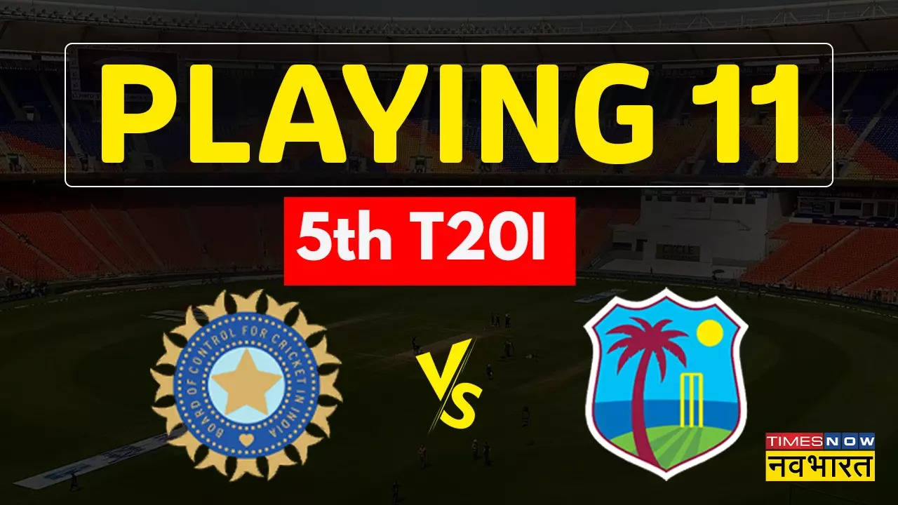 India vs West Indies 5th T20I Playing XI