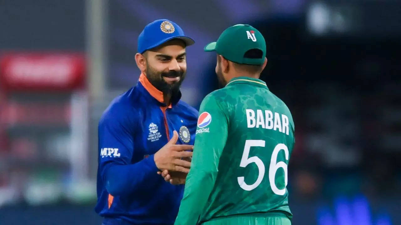 Virat Kohli with Babar Azam