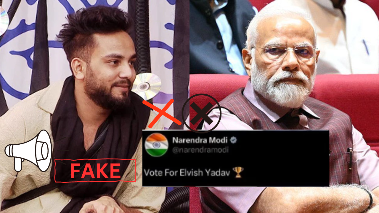 PM Modi Fake tweets goes viral for elvish yadav