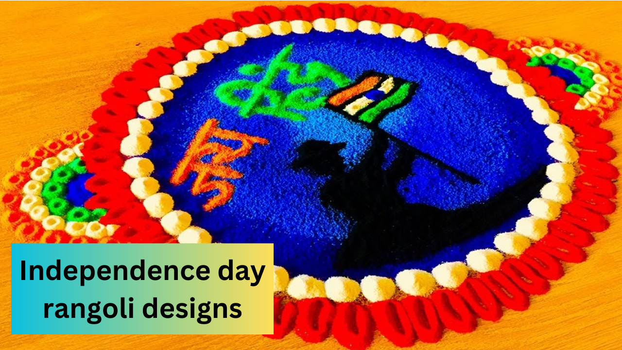 Independence day rangoli designs, rangoli, tricolor  rangoli