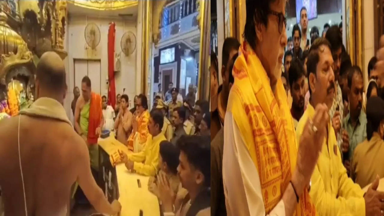 amitabh bachchan seek blessing from siddhivinayak temple