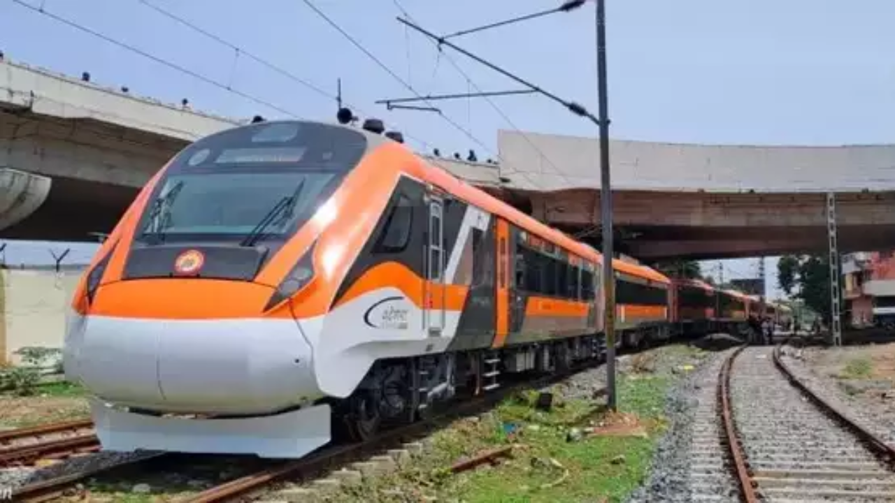 Orange Gray Colored New Vande Bharat Express Has Hit The Tracks In ...