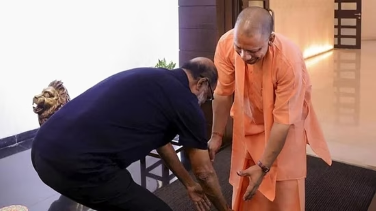 Rajnikanth and CM Yogi