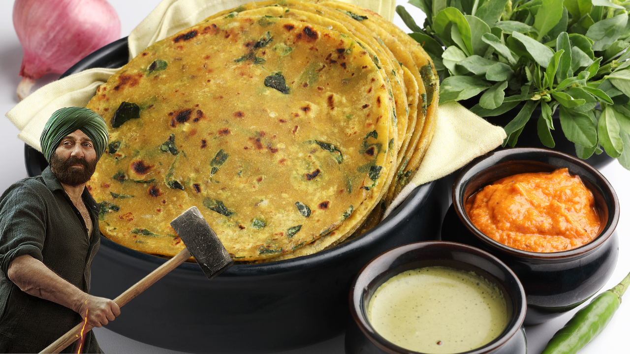 Gadar 2 sunny deol, methi ka paratha recipe, recipe in hindi