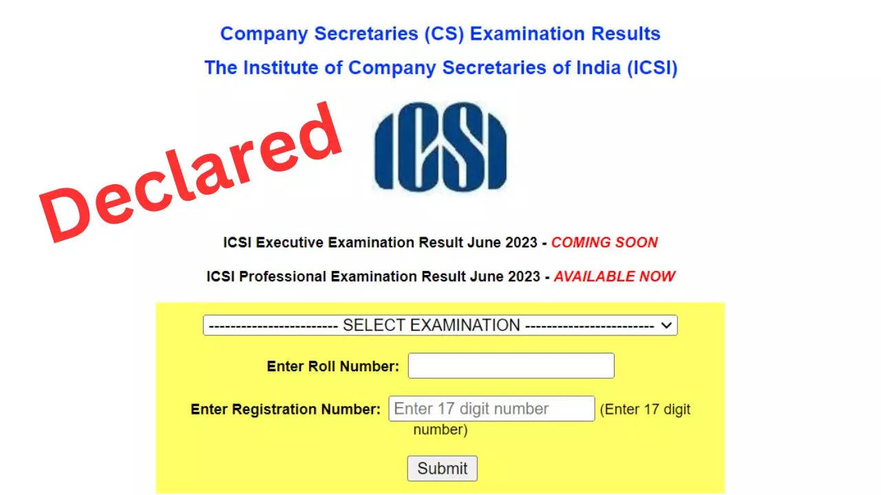 ICSI CS Result