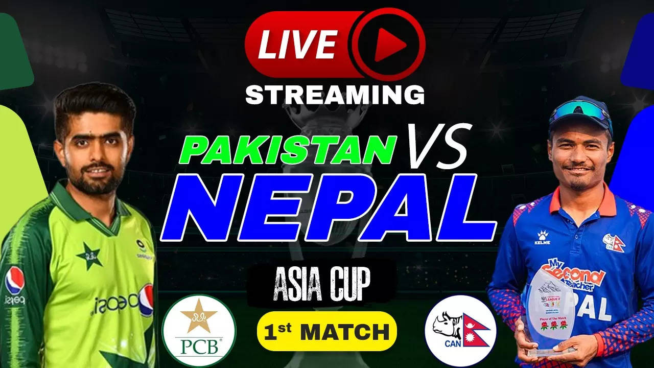 Pakistan Vs Nepal Asia Cup Live Streaming Pak Vs Nep Odi Live Cricket Score Streaming