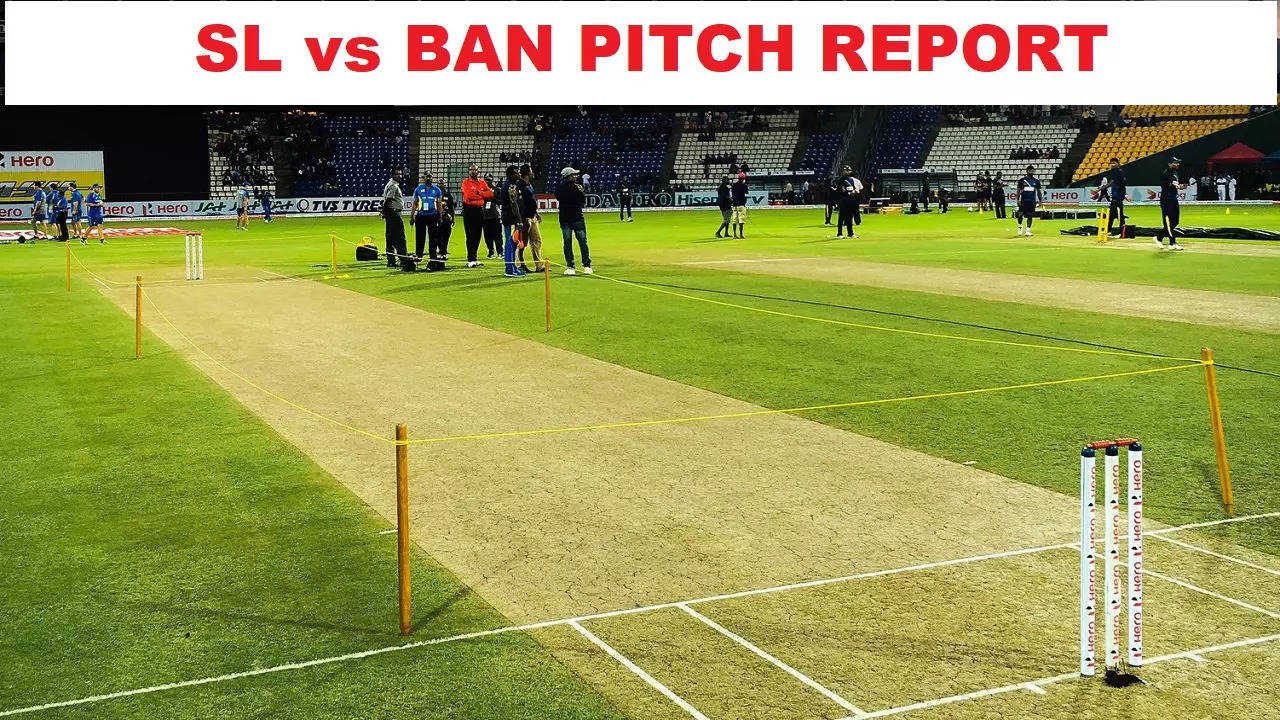 SL vs BAN Pitch Report Today match