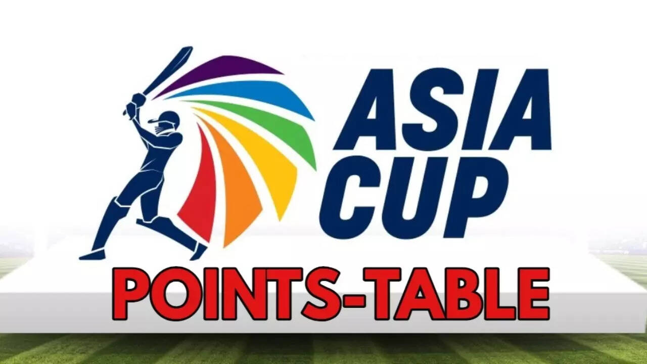 Asia Cup 2023 Points Table Asia Cup Ank Talika 2023, एशिया कप पॉइंट्स