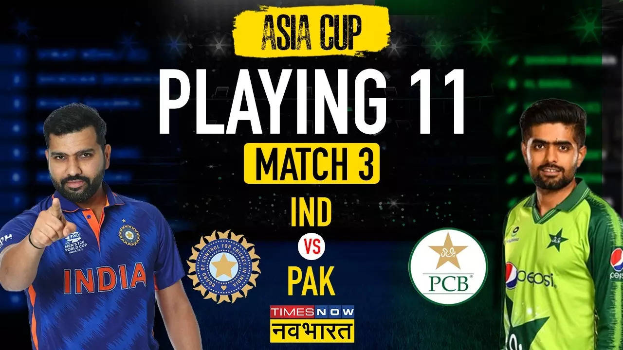 IND vs PAK Asia Cup 2023 Playing XI