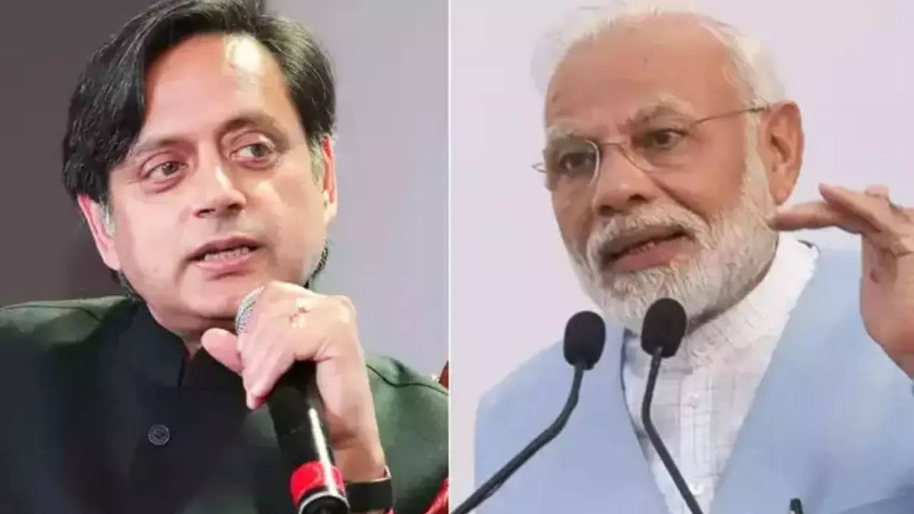 Shashi Tharoor, Mohammad Ali Jinnah, objection to India Name, Narendra Modi