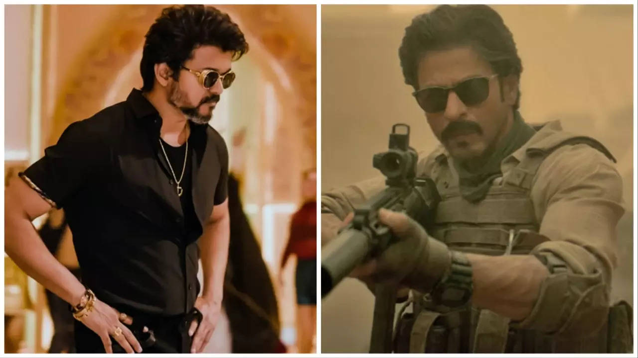 Thalapathy Vijay and Shah Rukh Khan