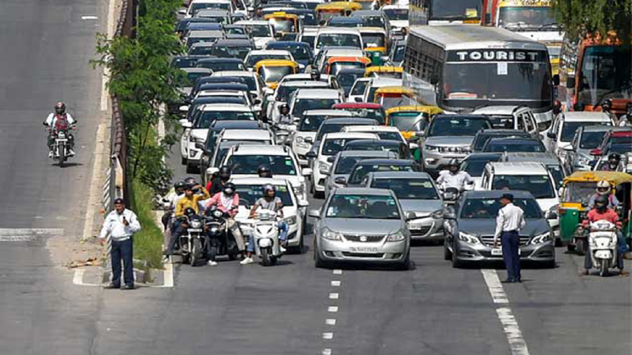 Delhi traffic