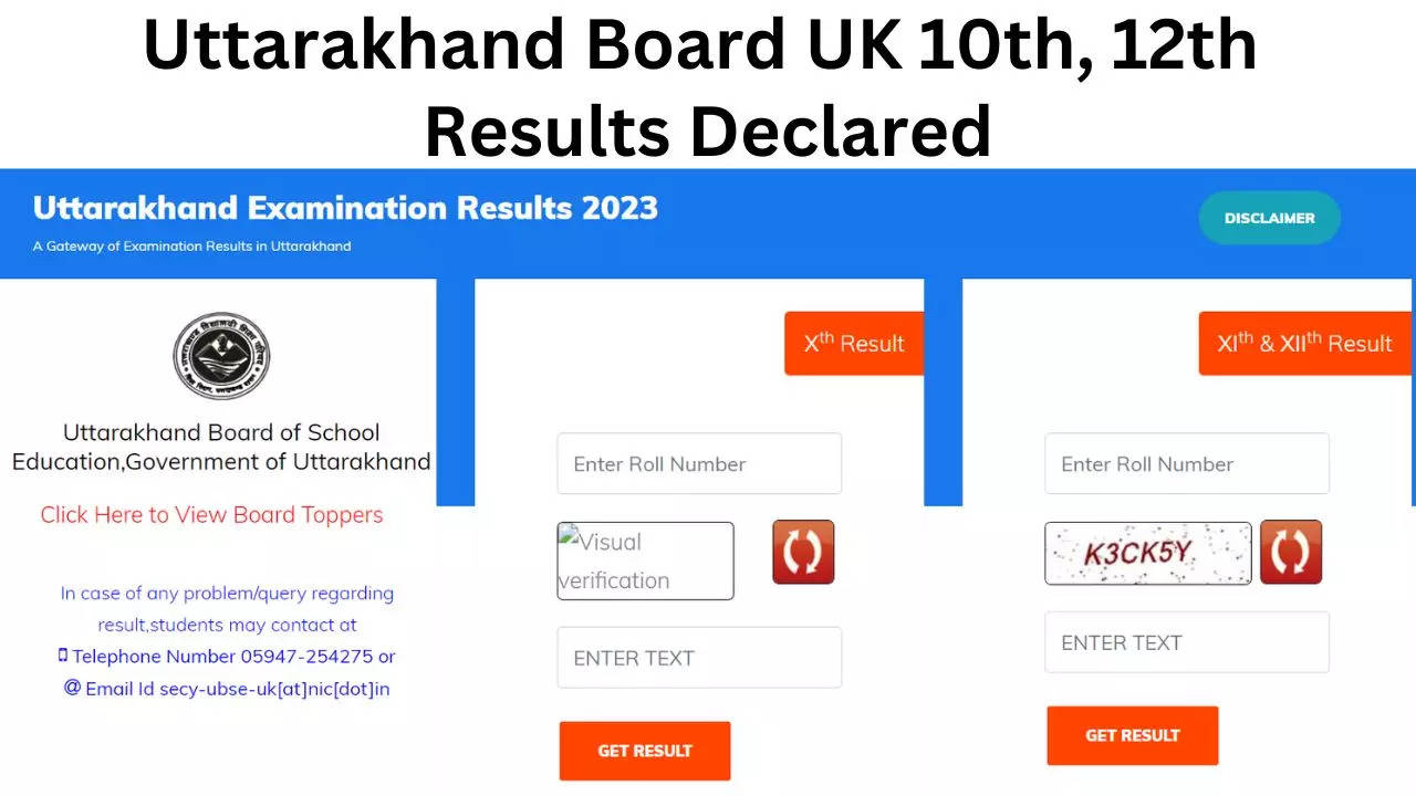 Uttarakhand Board 2023: UBSE UK Board 10th 12th Compartment Exam ...