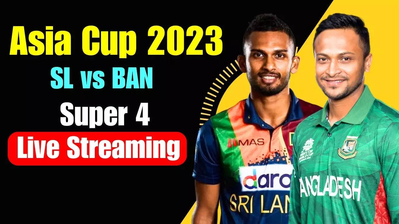 SL vs BAN Live Streaming