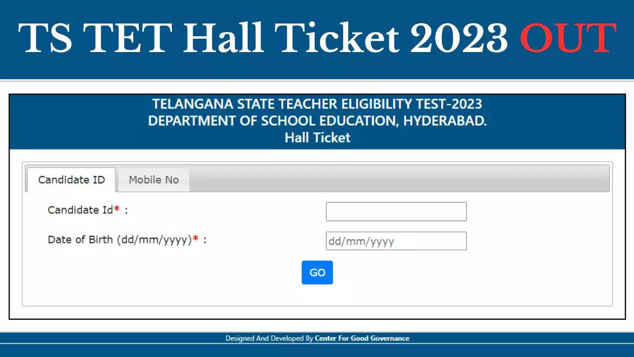 TS TET Hall Ticket 2023