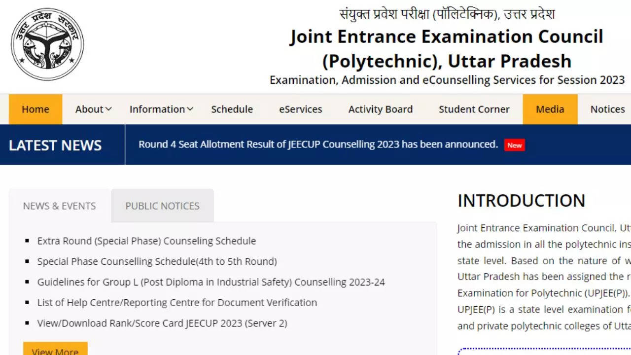 JEECUP UP Polytechnic Result 2023: JEECUP UP Polytechnic Seat Allotment ...